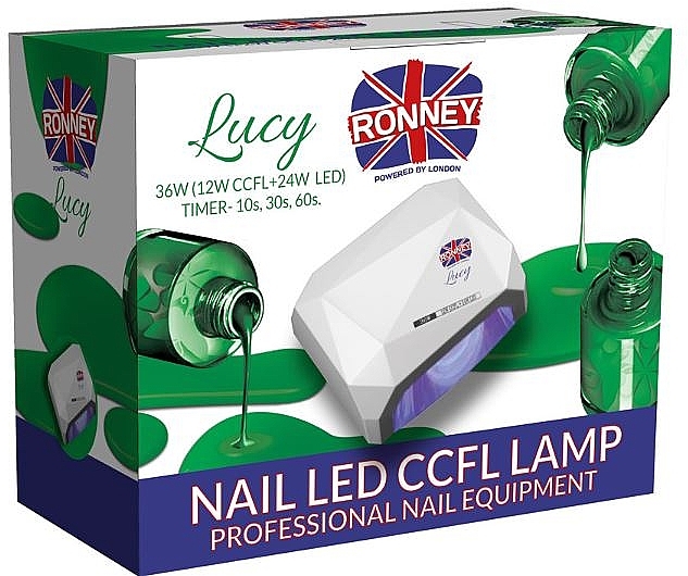 Лампа CCFL+LED, белая - Ronney Profesional Lucy CCFL + LED 36W (GY-LCL-021) Lamp — фото N3