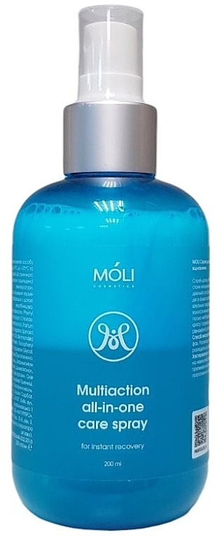 Спрей-уход для мгновенного восстановления волос - Moli Cosmetics Multiaction All-In-One Care Spray — фото N1