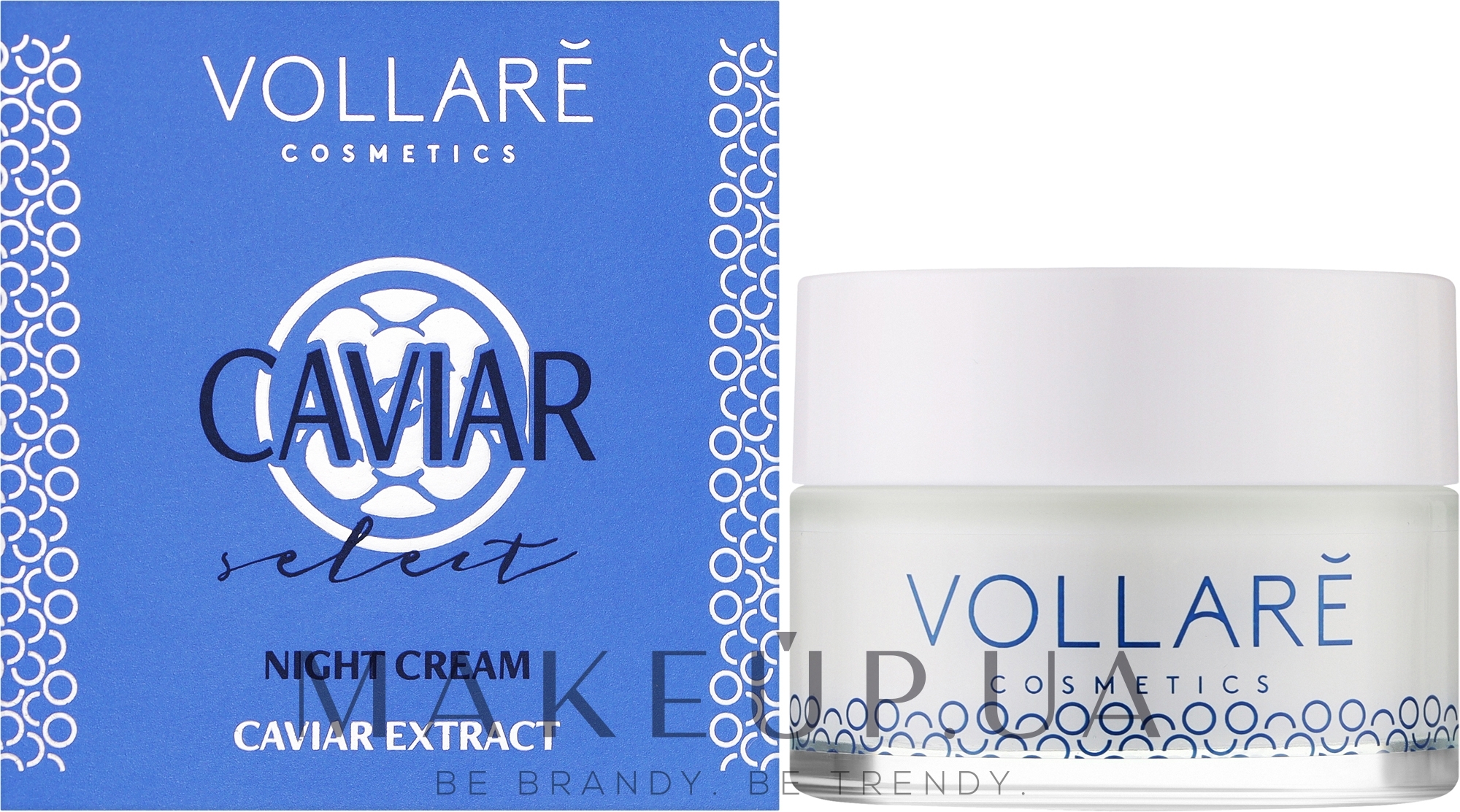 Нічний крем для обличчя з екстрактом ікри - Vollare Cosmetics Caviar Night Cream — фото 50ml