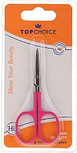 Ножницы для кутикулы 77661, розовые - Top Choice Colours — фото N1