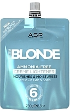 Крем-осветлитель для волос, 6 уровней - ASP System Blonde Creme Lightener 6 Level — фото N1