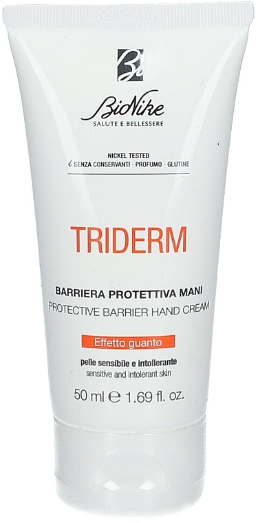 Крем для рук - BioNike Triderm Protective Barrier Hand Cream — фото N1