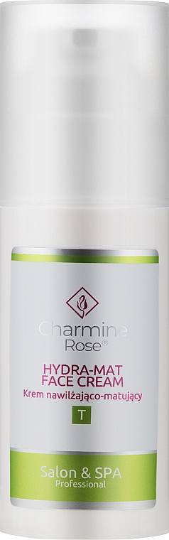 Зволожувальний і матувальний крем для обличчя - Charmine Rose Hydra-Mat Face Cream — фото N1