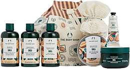 Духи, Парфюмерия, косметика Набор, 8 продуктов - The Body Shop Nutty & Nourishing Shea Ultimate Gift Christmas Gift Set