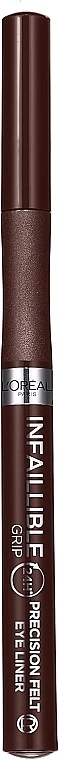 Подводка для глаз - L'Oreal Paris Infallible Grip Precision Eyeliner  — фото N1