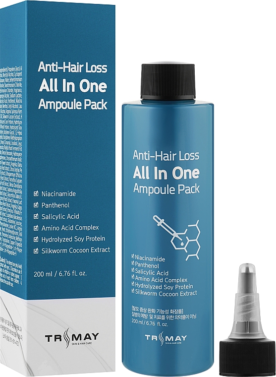 Ампульная маска против выпадения волос - Trimay Anti-Hair Loss All In One Ampoule Pack — фото N2