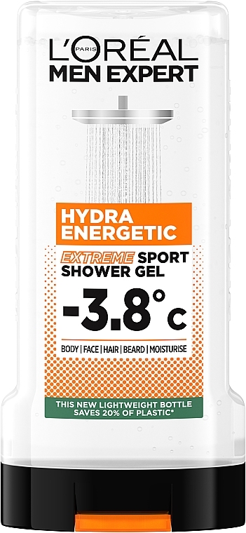 Гель для душу - L'Oreal Paris Men Expert Hydra Energetic Extreme Sport  Shower Gel — фото N1