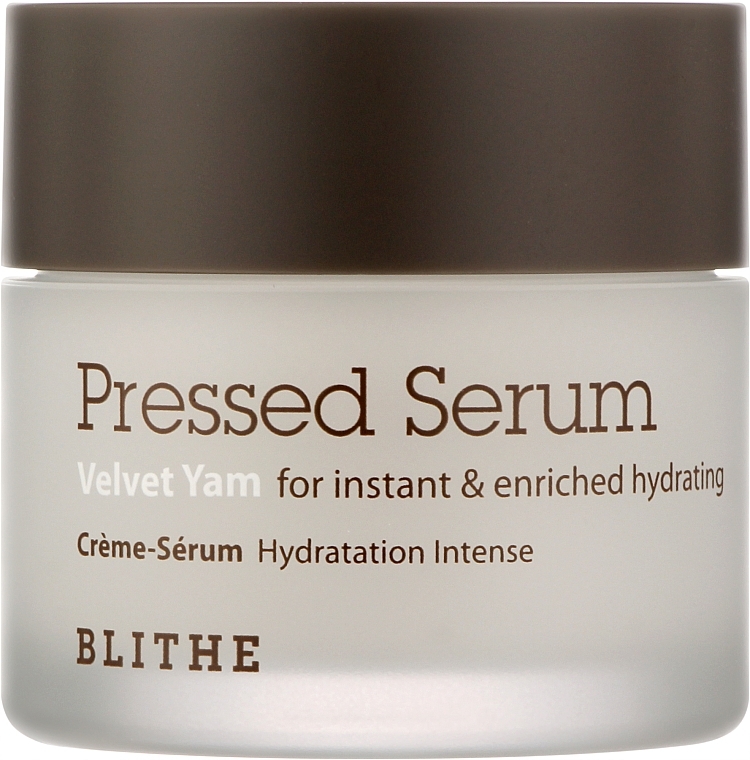Спресована зволожувальна сироватка - Blithe Pressed Serum Velvet Yam — фото N1