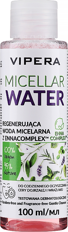 Міцелярна вода для зняття макіяжу - Vipera Micellar Water Enocomplex — фото N1
