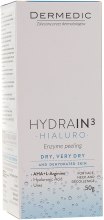 Ензиматичний пілінг - Dermedic Hydrain 3 Hialuro Enzyme Peeling — фото N3