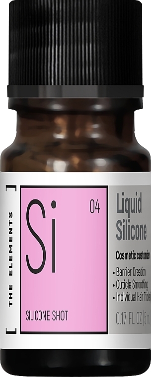 Косметическое средство "Чистый жидкий силикон" - Pharma Group Laboratories The Elements Liquid Silicone — фото N3