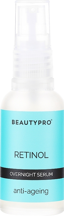 Нічна сироватка для обличчя з ретинолом - BeautyPro Overnight Serum Ocean Retinol 1% — фото N1