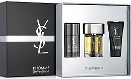 Духи, Парфюмерия, косметика Yves Saint Laurent L’Homme - Набор (edt/100ml + deo/75ml + sh/gel/50ml)