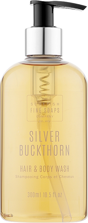 Шампунь і гель для душу - Scottish Fine Soaps Silver Buckthorn Hair & Body Wash — фото N1