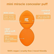 Набір спонжів для макіяжу, 6 шт. - Real Techniques Mini Miracle Concealer Puff — фото N7