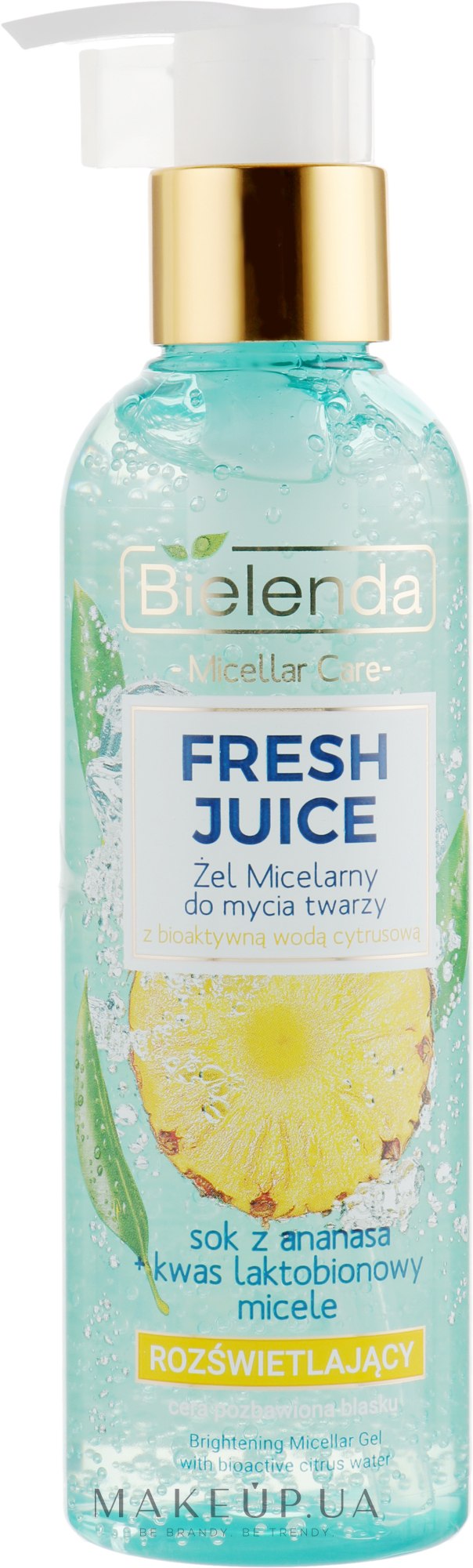 Мицеллярный гель для умывания "Ананас" - Bielenda Botanic Fresh Juice — фото 190g