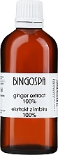Парфумерія, косметика Екстракт імбиру - BingoSpa 100% Ginger Extract
