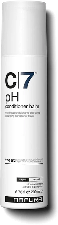 Кондиціонер-бальзам для волосся, що відновлює pH-баланс - Napura C7 PH Conditioner Balm — фото N1