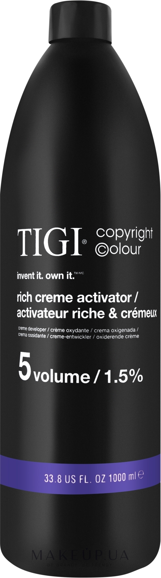 Активатор - TIGI Colour Activator 5 vol / 1.5% — фото 1000ml