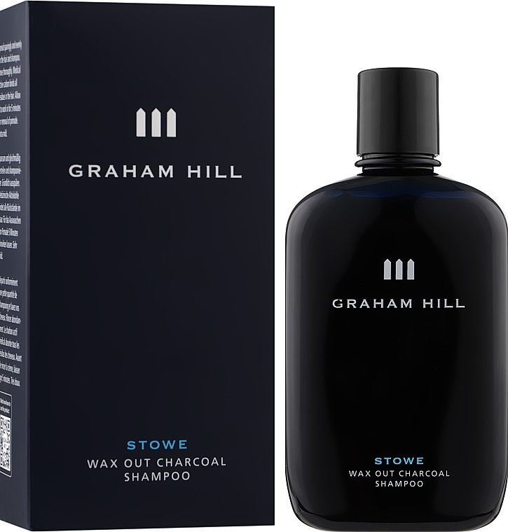 УЦЕНКА Шампунь для глубокой очистки с активированным углем - Graham Hill Stowe Wax Out Charcoal Shampoo * — фото N2