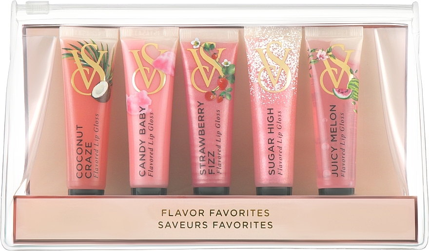 Набор - Victoria`s Secret Flavor Favorites Set (lip/gloss/5x13g) — фото N1