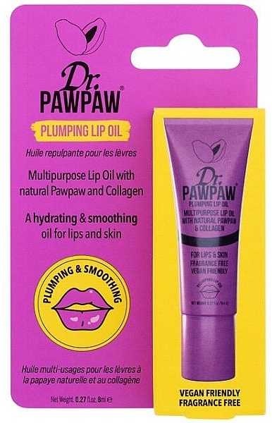 Масло для губ - Dr. Pawpaw Plumping Lip Oil — фото N1