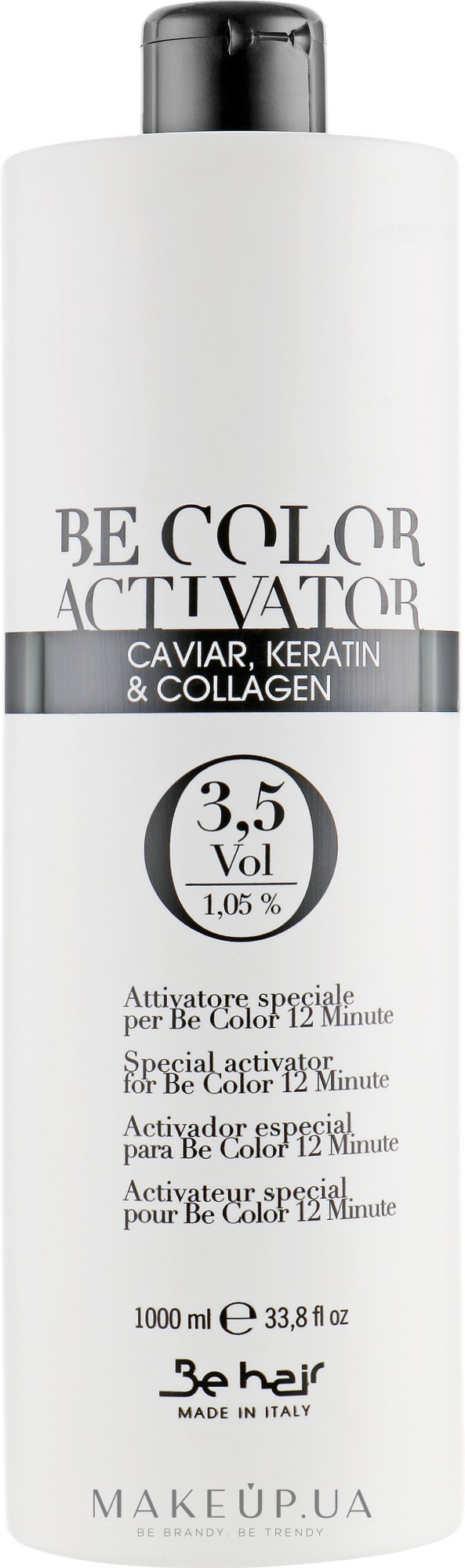 Окисник 1,05% - Be Hair Be Color Activator with Caviar Keratin and Collagen — фото 1000ml