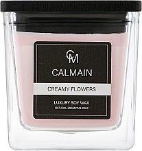 Парфумерія, косметика Ароматична свічка "Вершкові квіти" - Calmain Candles Creamy Flowers
