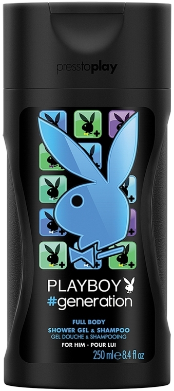 Playboy Generation Shower Gel & Shampoo - Гель для душу — фото N1