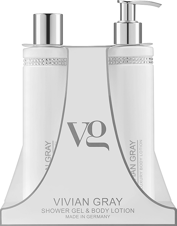 Набір - Vivian Gray White Crystals Set (sh/gel/250ml + b/lot/250ml)