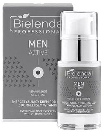 Бодрящий крем для кожи вокруг глаз с витаминным комплексом - Bielenda Professional Men Active — фото N1