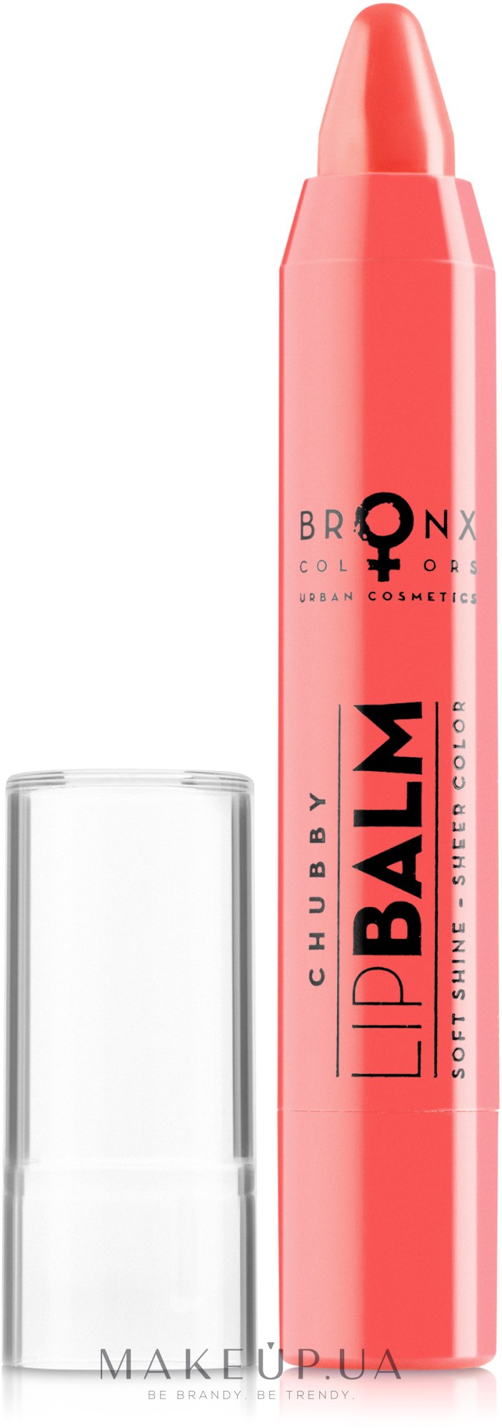 Бальзам для губ - Bronx Colors Chubby LipBalm — фото 301 - Coral