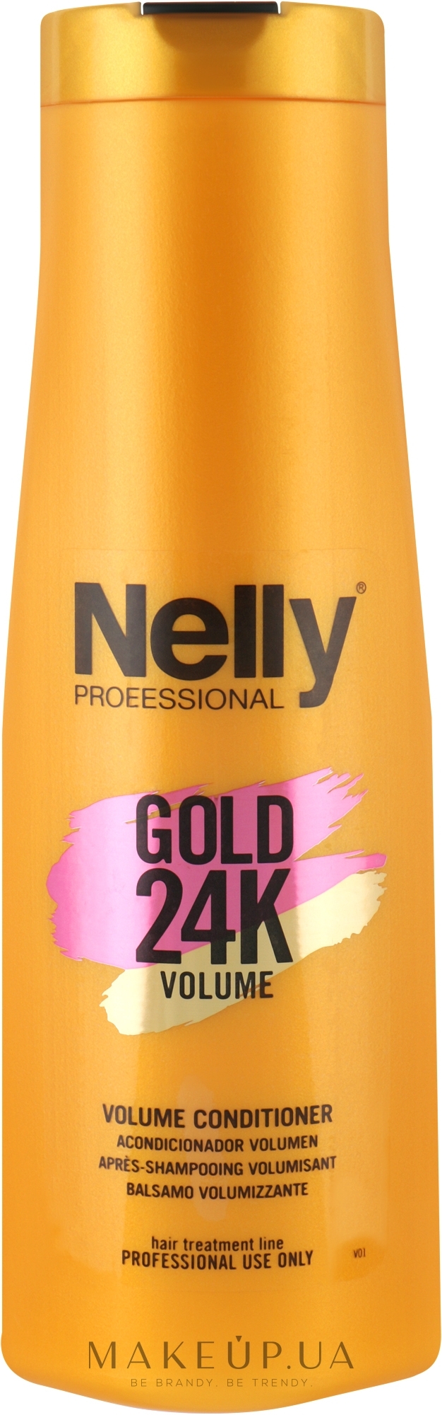 Кондиціонер для об'єму волосся "Volume" - Nelly Professional Gold 24K Conditioner — фото 400ml