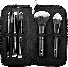 Дорожній набір з 5 професійних пензлів - Kiko Milano Travel Brush Set — фото N2