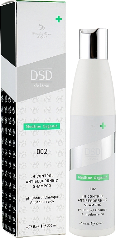 УЦЕНКА Антисеборейный шампунь "PH-контроль" № 002 - Simone DSD de Luxe Medline Organic pH Control Antiseborrheic Shampoo * — фото N2