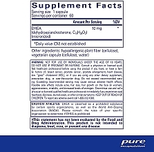 Дієтична добавка "ДГЕА", 10mg - Pure Encapsulations DHEA — фото N4