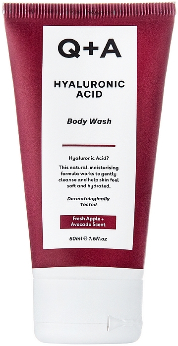 Очищающий гель для тела с гиалуроновой кислотой - Q+A Hyaluronic Acid Body Wash Travel Size — фото N1