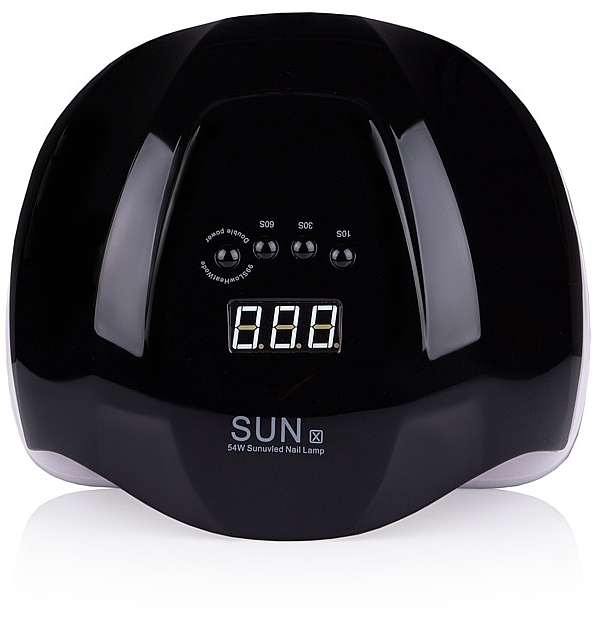 Лампа для манікюру 54W UV/LED, чорна - Sun X * — фото N1