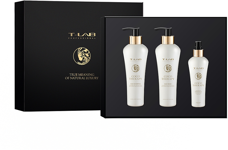 Набор - T-LAB Professional Blond Ambition Ritual (shmp/300ml + cond/300ml + h/elixir/150ml) — фото N1