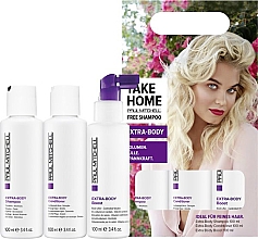 Парфумерія, косметика Набір - Paul Mitchell Extra-Body Take Home (shmp/100ml + cond/100ml + boost/100ml)