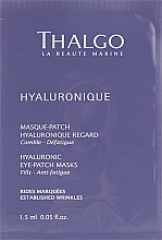 Парфумерія, косметика Гіалуронова маска-компрес для контуру очей - Thalgo Hyaluronic Eye-Patch Masks