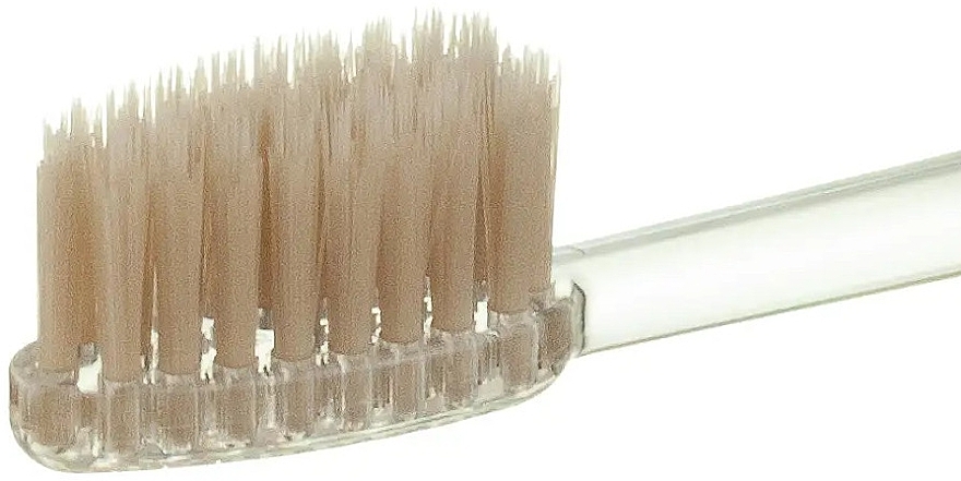 Зубная щетка с коническими щетинками, мягкая, прозрачная - Mizuha The Smart Miswak Toothbrush — фото N4