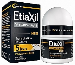 Антиперспірант кульковий для чутливої шкіри, чоловічий - Etiaxil Men Sensitive — фото N1