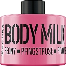 Парфумерія, косметика Молочко для тіла "Рожева півонія" - Mades Cosmetics Stackable Peony Body Milk