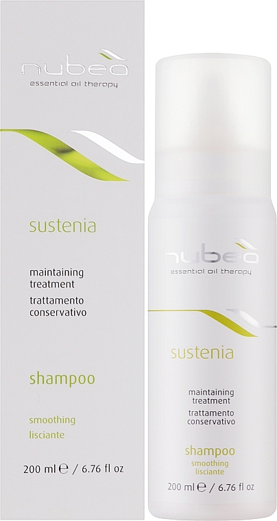 Разглаживающий шампунь для волос - Nubea Sustenia Smoothing Shampoo — фото N2