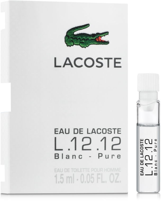 Lacoste Eau De L.12.12 Blanc - Туалетная вода (пробник) — фото N1