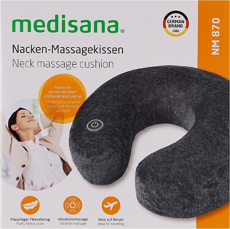 Массажер шейный - Medisana NM 870 Neck & Shoulders Massage Pillow — фото N3