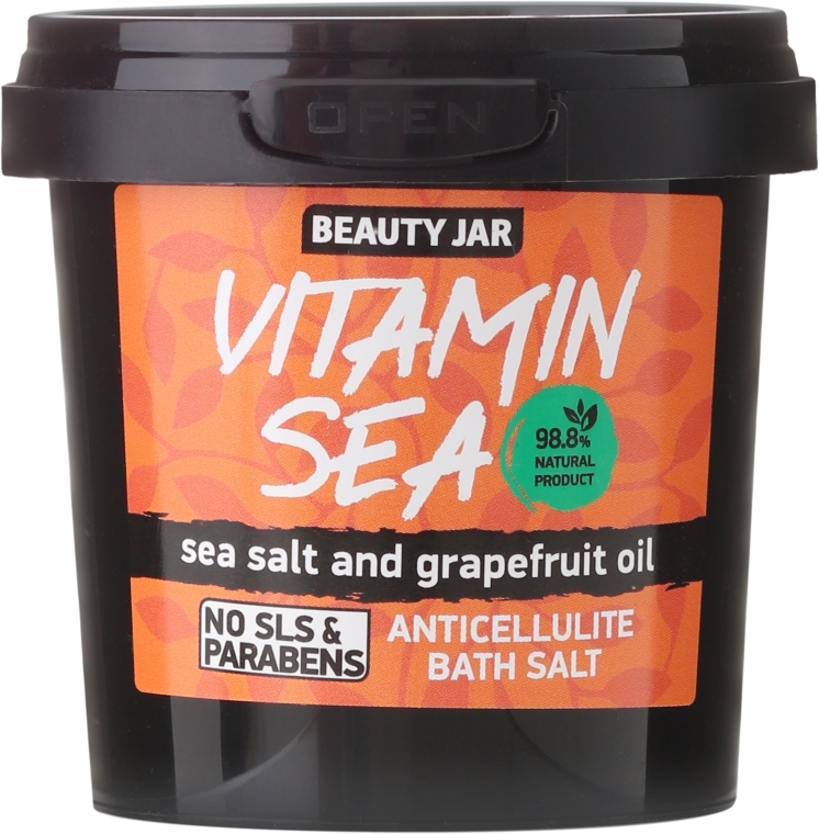 Антицеллюлитная соль для ванны "Vitamin Sea" - Beauty Jar Anticellulite Bath Salt — фото N1