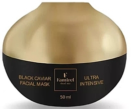 Парфумерія, косметика Ультра інтенсивна маска для обличчя з екстрактом чорної ікри - Famirel Black Caviar Facial Mask