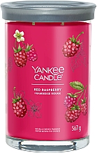 Ароматична свічка на підставці "Червона малина", 2 ґноти - Yankee Candle Red Raspberry Tumbler — фото N1